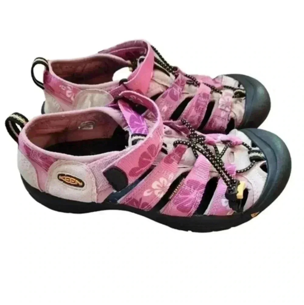 Keen Newport H2 Sandals Women 5 Pink Floral Hiking Water Shoes